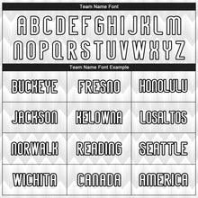 Load image into Gallery viewer, Custom White Black Geometric Shape Sublimation Volleyball Uniform Jersey