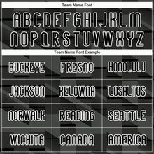 Load image into Gallery viewer, Custom Black White Lines Sublimation Volleyball Uniform Jersey