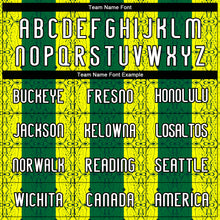 Load image into Gallery viewer, Custom Light Yellow Green-Black Abstract Shape Sublimation Volleyball Uniform Jersey