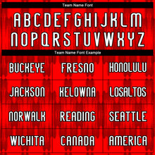 Load image into Gallery viewer, Custom Red White-Black Splash Sublimation Volleyball Uniform Jersey