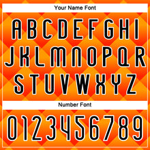 Load image into Gallery viewer, Custom Red Black-Yellow Geometric Shape Sublimation Volleyball Uniform Jersey