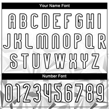 Load image into Gallery viewer, Custom White Black Geometric Shape Sublimation Volleyball Uniform Jersey