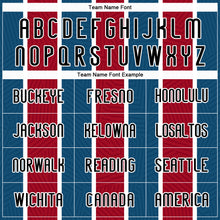 Load image into Gallery viewer, Custom Black Red-Royal Lines Sublimation Volleyball Uniform Jersey