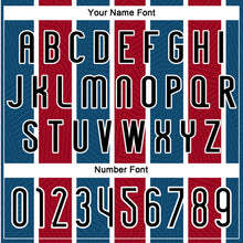 Load image into Gallery viewer, Custom Black Red-Royal Lines Sublimation Volleyball Uniform Jersey