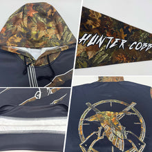 Load image into Gallery viewer, Custom Black White-Camo 3D Duck Gun Hunting Sports Pullover Sweatshirt Hoodie