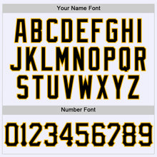 Load image into Gallery viewer, Custom White Black-Gold Mesh Authentic Throwback Baseball Jersey