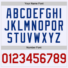 Load image into Gallery viewer, Custom White Red-Royal Mesh Authentic Throwback Baseball Jersey