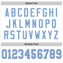 Load image into Gallery viewer, Custom White Light Blue-Gray Mesh Authentic Throwback Football Jersey