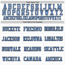 Load image into Gallery viewer, Custom White Pink Black-Light Blue Mesh Authentic Throwback Football Jersey