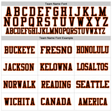 Load image into Gallery viewer, Custom White Black-Orange Mesh Authentic Throwback Football Jersey