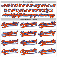 Load image into Gallery viewer, Custom White Orange-Royal Authentic Throwback Baseball Jersey