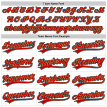 Load image into Gallery viewer, Custom White Navy Old Gold-Red Authentic Throwback Baseball Jersey