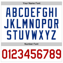 Load image into Gallery viewer, Custom White Red-Royal Authentic Throwback Baseball Jersey