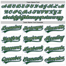 Load image into Gallery viewer, Custom White Green Cream-Royal Authentic Throwback Baseball Jersey