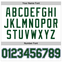 Load image into Gallery viewer, Custom White Green Cream-Royal Authentic Throwback Baseball Jersey