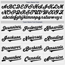 Load image into Gallery viewer, Custom White Black Authentic Baseball Jersey