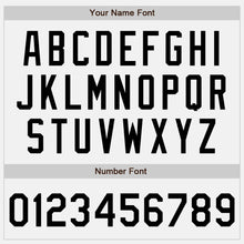 Load image into Gallery viewer, Custom White Black Authentic Baseball Jersey