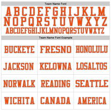 Load image into Gallery viewer, Custom White Navy Gray-Orange Mesh Authentic Football Jersey