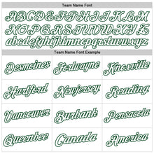 Load image into Gallery viewer, Custom White Green Authentic Throwback Basketball Jersey