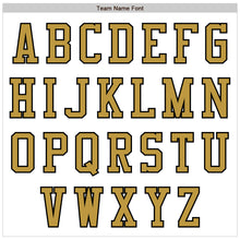 Load image into Gallery viewer, Custom White Old Gold-Black Authentic Baseball Jersey