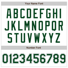 Load image into Gallery viewer, Custom White Green-Gray Authentic Baseball Jersey