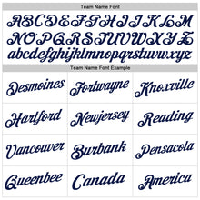 Load image into Gallery viewer, Custom White Navy-Red Authentic Throwback Basketball Jersey