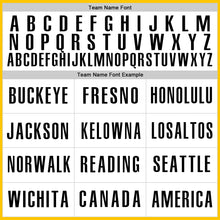 Load image into Gallery viewer, Custom Yellow Black-White Authentic Baseball Jersey