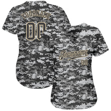 Load image into Gallery viewer, Custom Camo Steel Gray-Cream Authentic Salute To Service Baseball Jersey