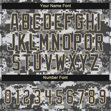 Load image into Gallery viewer, Custom Camo Steel Gray-Cream Authentic Salute To Service Baseball Jersey