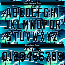 Load image into Gallery viewer, Custom 3D Pattern Design Tropical Hibiscus And Palm Trees Authentic Baseball Jersey