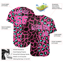 Load image into Gallery viewer, Custom 3D Pattern Design Leopard Authentic Baseball Jersey