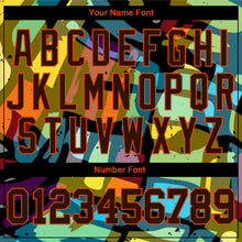 Load image into Gallery viewer, Custom 3D Pattern Design Abstract Graffiti Authentic Baseball Jersey