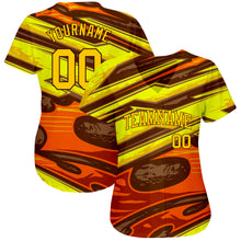 Load image into Gallery viewer, Custom 3D Pattern Design Abstract Pattern For Sport Team Authentic Baseball Jersey