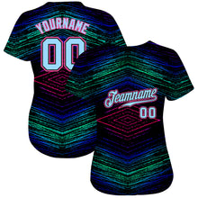 Load image into Gallery viewer, Custom 3D Pattern Design Lines Authentic Baseball Jersey