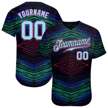 Load image into Gallery viewer, Custom 3D Pattern Design Lines Authentic Baseball Jersey