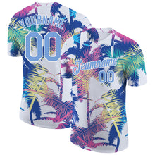 Load image into Gallery viewer, Custom 3D Pattern Design Hawaii Palm Trees Performance T-Shirt