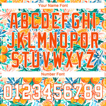 Load image into Gallery viewer, Custom White Orange 3D Pattern Design Fruit Performance T-Shirt