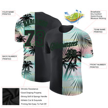 Load image into Gallery viewer, Custom 3D Pattern Design Tropical Hawaii Palm Leaves Performance T-Shirt