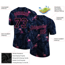 Load image into Gallery viewer, Custom 3D Pattern Design Flamingo Performance T-Shirt