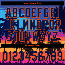 Load image into Gallery viewer, Custom 3D Pattern Design Hawaii Palm Trees Performance T-Shirt