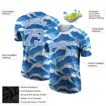 Load image into Gallery viewer, Custom 3D Pattern Design Waves Performance T-Shirt