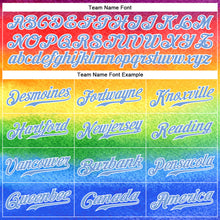 Load image into Gallery viewer, Custom Rainbow For Pride Month Love Is Love LGBT Authentic Baseball Jersey