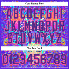 Load image into Gallery viewer, Custom 3D Pattern Design Sitting Buddha Over Colorful Neon Background Psychedelic Mushroom Composition Authentic Baseball Jersey