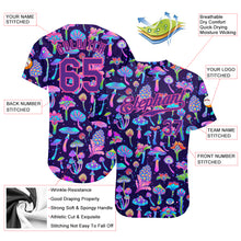 Load image into Gallery viewer, Custom 3D Pattern Design Colorful Flowers And Mushrooms Psychedelic Hallucination Authentic Baseball Jersey