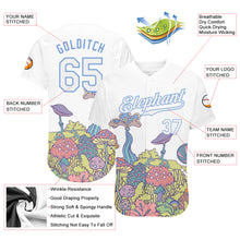 Load image into Gallery viewer, Custom 3D Pattern Design Colorful Flowers And Mushrooms Psychedelic Hallucination Authentic Baseball Jersey