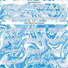 Load image into Gallery viewer, Custom 3D Pattern Design Abstract Ocean With Waves Fluid Art Authentic Baseball Jersey