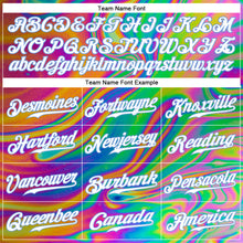 Load image into Gallery viewer, Custom 3D Pattern Design Abstract Colorful Psychedelic Fluid Art Authentic Baseball Jersey