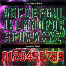 Load image into Gallery viewer, Custom 3D Pattern Design Abstract Fractal Rendering Authentic Baseball Jersey