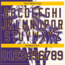 Load image into Gallery viewer, Custom 3D Pattern Design Hawaii Coconut Trees Authentic Baseball Jersey