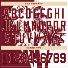 Load image into Gallery viewer, Custom 3D Pattern Design Hawaii Coconut Trees Authentic Baseball Jersey